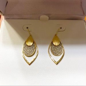Gold And Silver Earrings